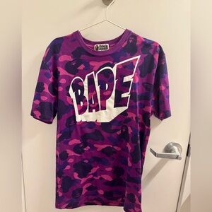 Bathing Ape BAPE Purple Long T-Shirt